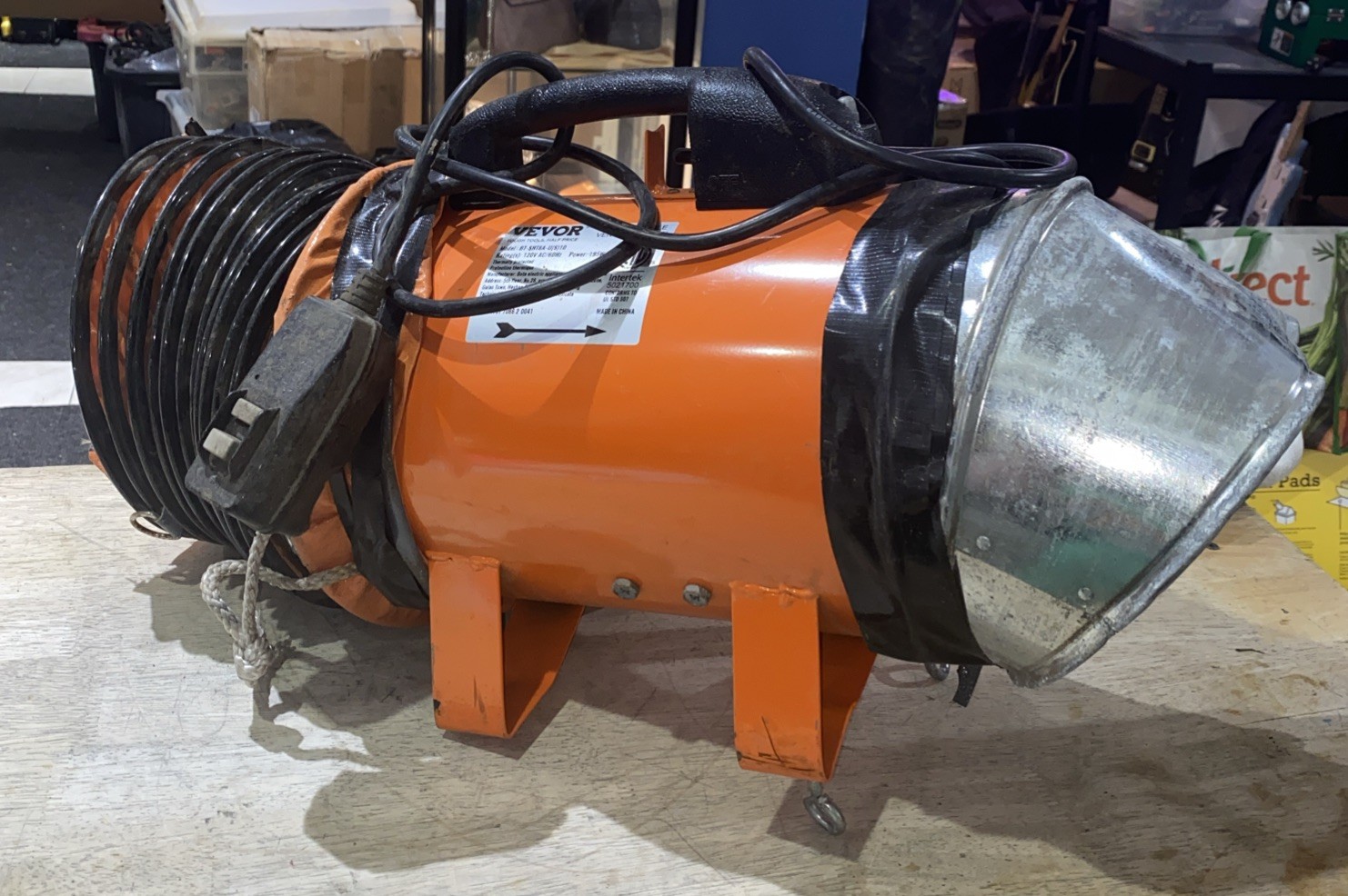 VEVOR 8 Inch Exhaust Fan Industrial Ventilation Fan BT-SHT8A-U(S)10