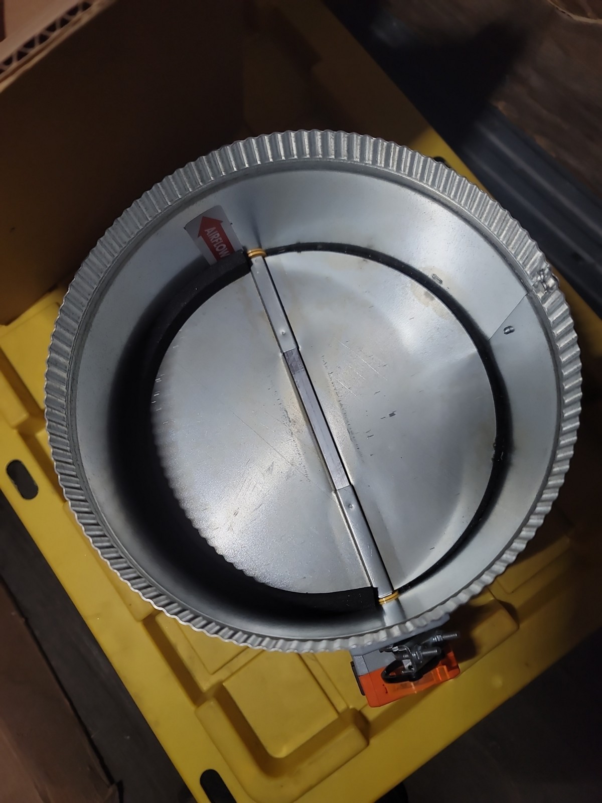 RetroZone™ SD 10″ Round Damper – Power Open/Close Belimo HD-10