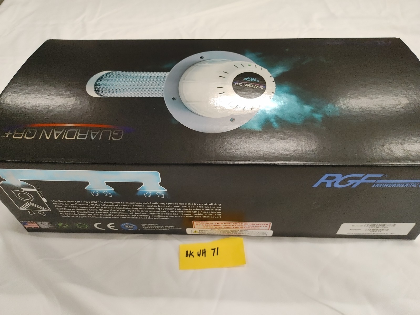 QRP-14 GUARDIAN AIR 14″ In-Duct Air Purification System