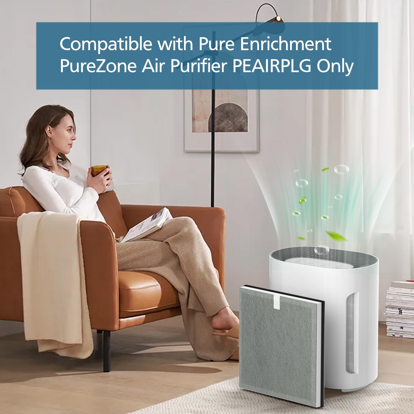 2-Pack 3-in-1 Purezone Replacement Filter, Compatible with 2 Pack, a.2-pack