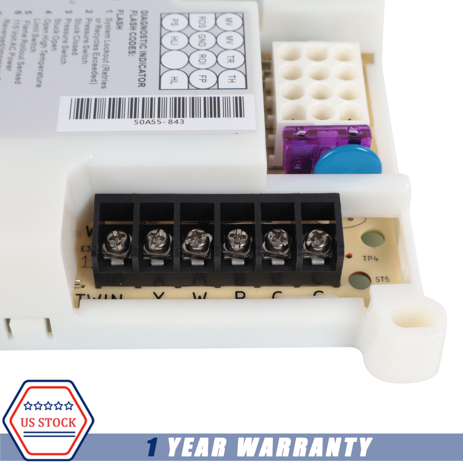 Integrated Furnace Control Board NEW For White Rodgers Lennox 50A55-843