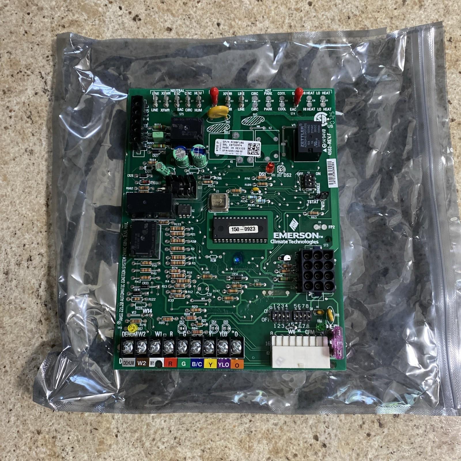 50V51-289-02 GENUINE OEM PART furnace control board PCBBF106