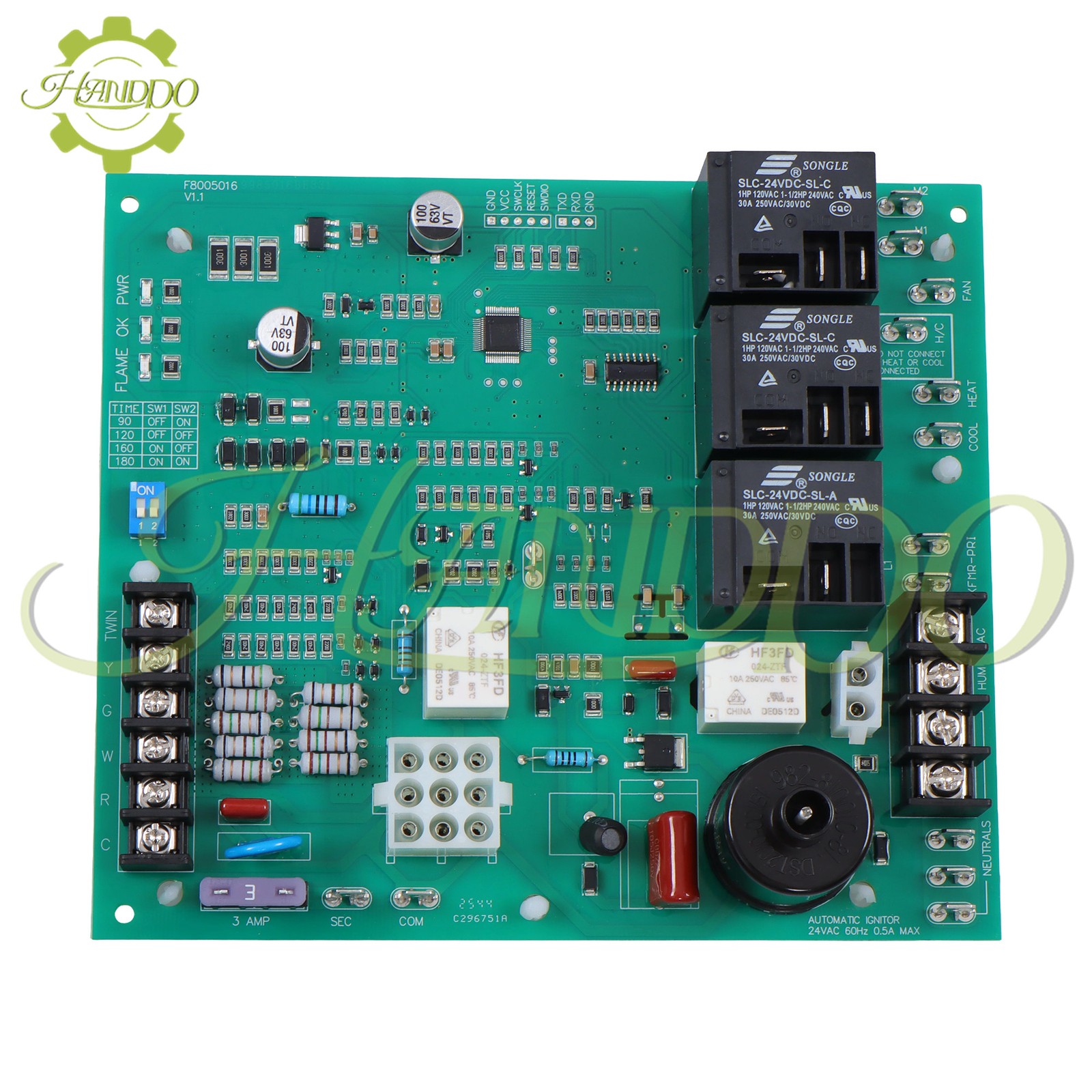 Upgraded 62-24140-04 Spark Ignition Control Circuit Board Compatibility,24V/115V