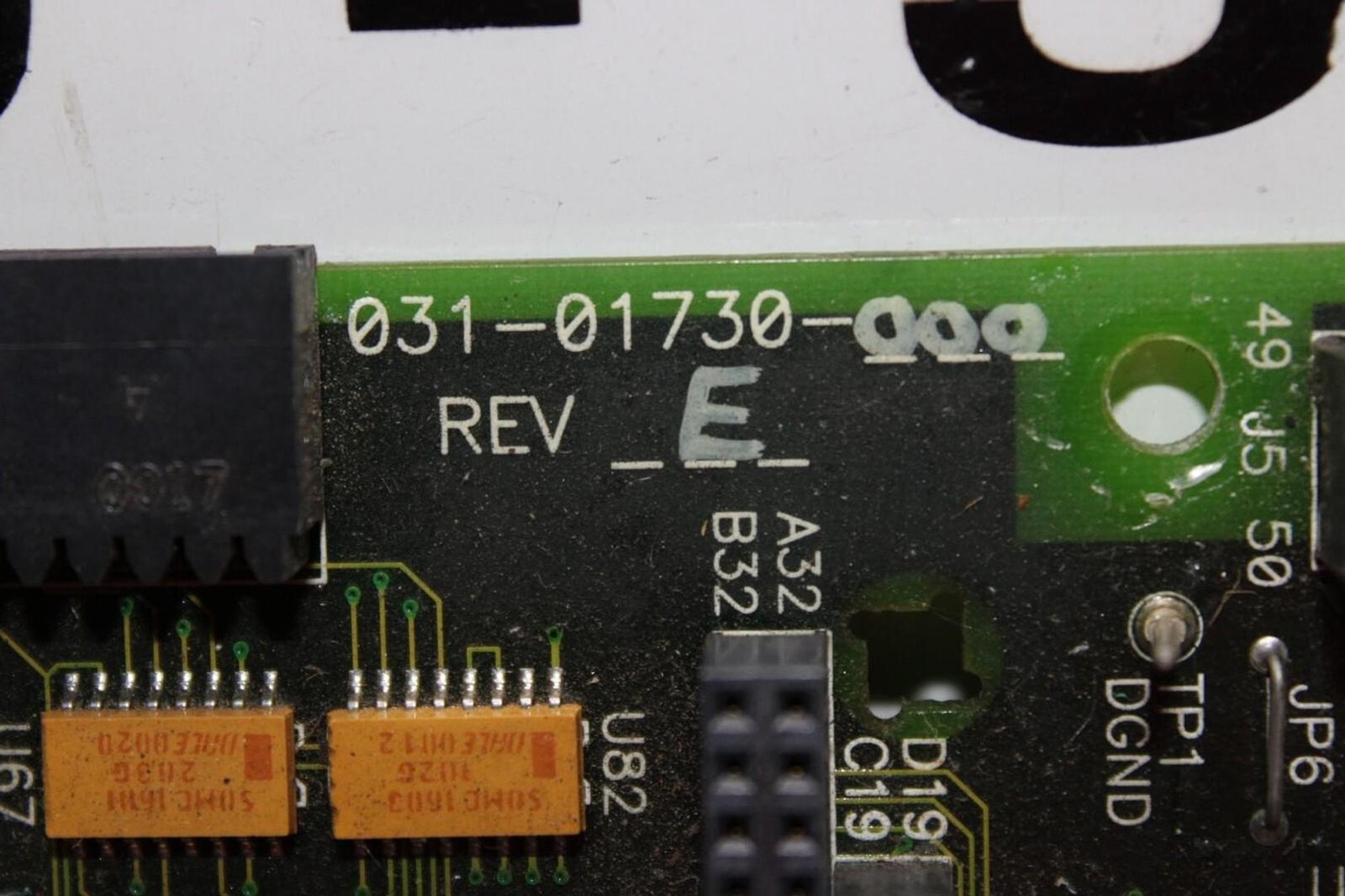 YORK HVAC CHILLER CONTROL CIRCUIT BOARD 031-01730-000 REV. E W/ 4MB MEMORY