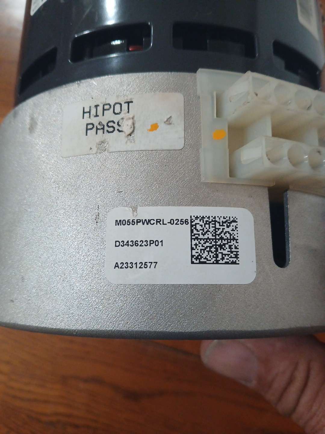 Trane 1 HP ECM Serial Blower Motor 4TEE3F65 D343623P01 Software VER V203 Nidec