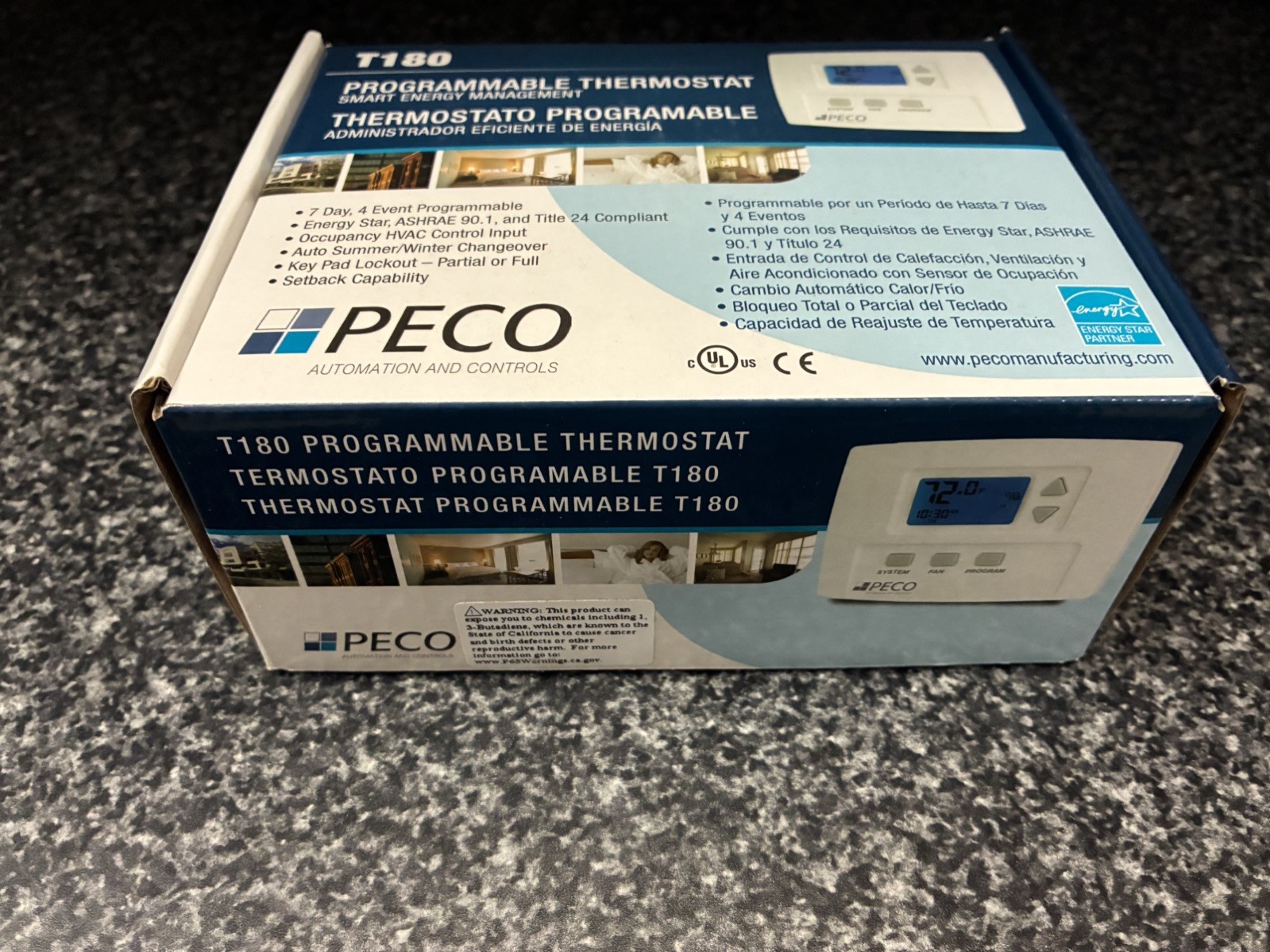 PECO T180 Programmable Thermostat