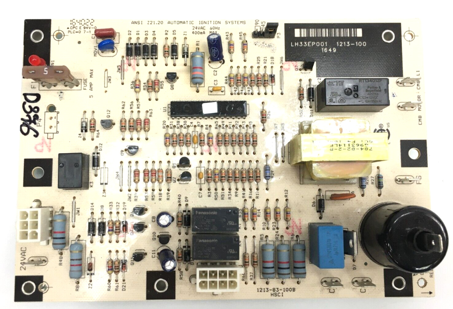 Carrier Bryant LH33EP001 Control Circuit Board 1213-100 used #D376