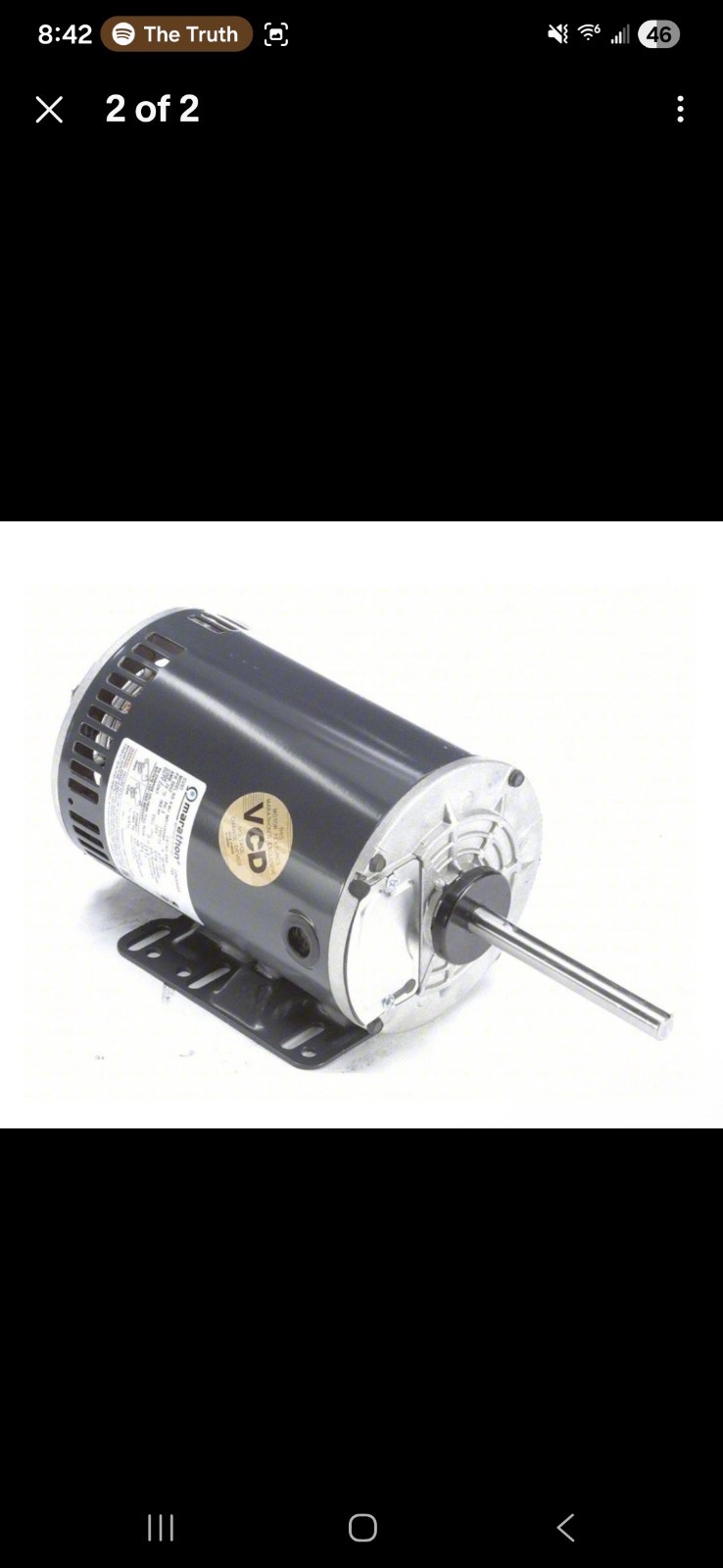 NEW IN BOX Interlink 25316401S Motor 1.5HP 1140RPM 5/8″ shaft 208/230/460VAC