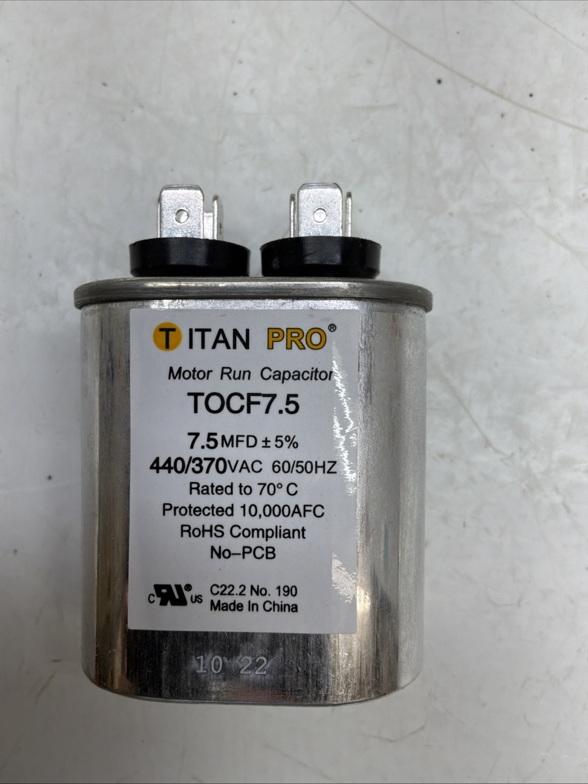 US Motors Condenser Fan Motor 460/400v Amps 1.5 HZ 60/50 8869