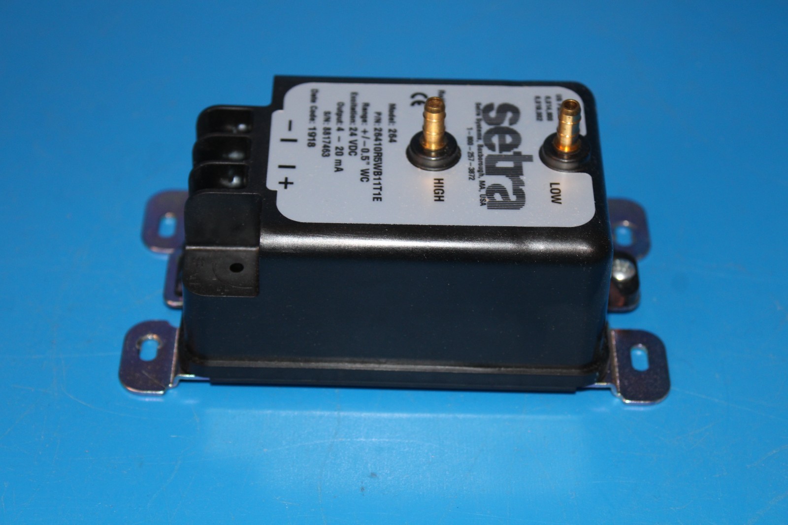 Setra 26410R5WB11T1E 264 Series Differential Pressure Transmitter