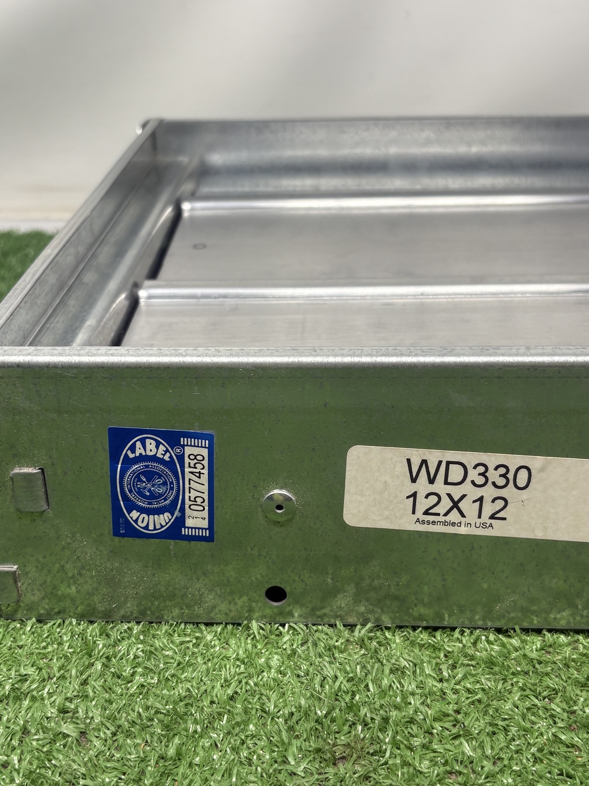 HVAC Fire Smoke Damper WD330 12×12 Galvanized Steel UL Rated Commercial