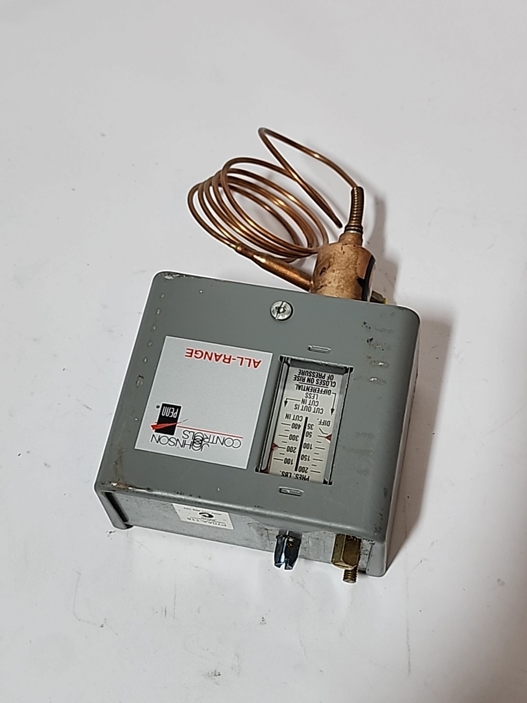 Johnson Controls Penn P70AA-118 Low Pressure Control Switch HVAC Refrigerator