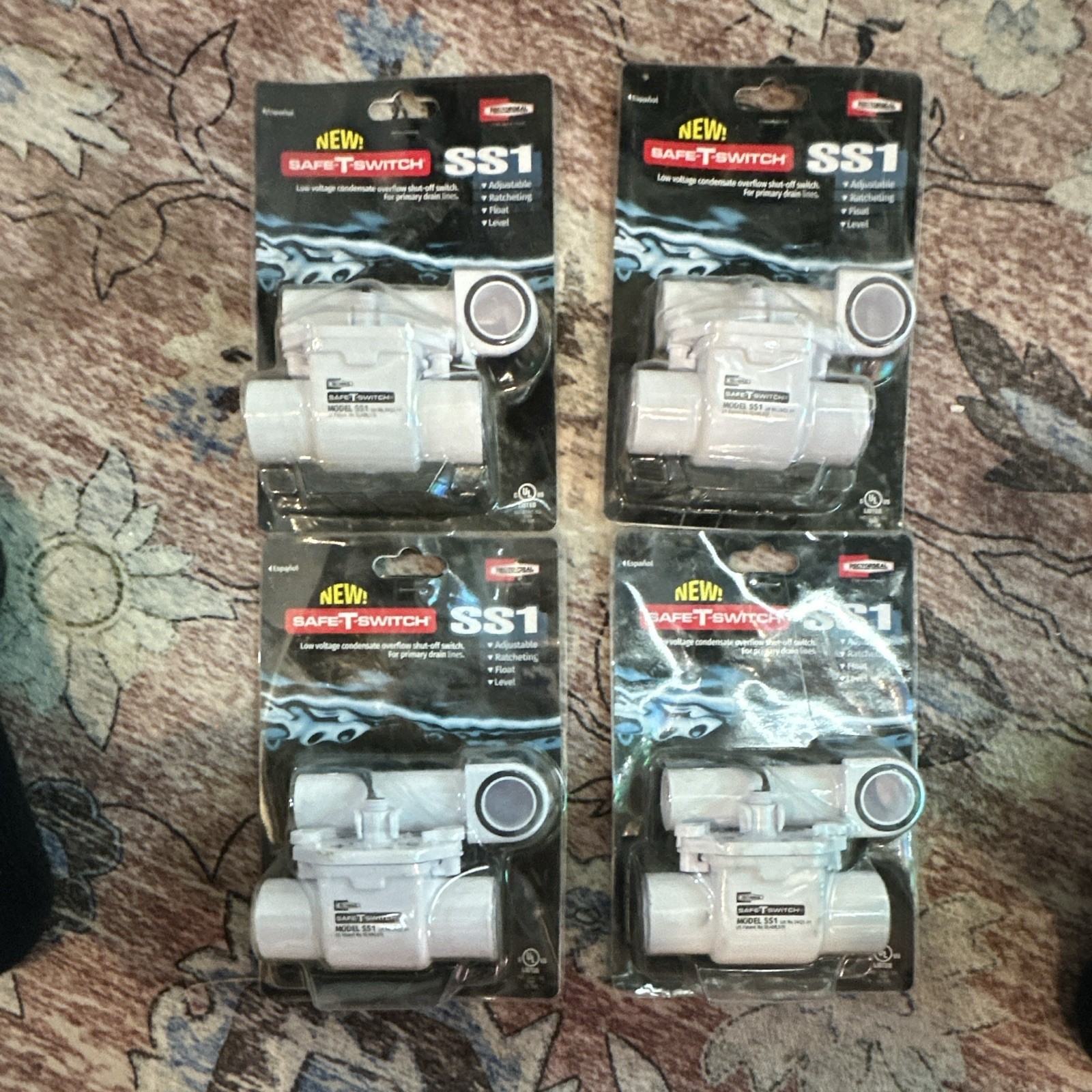 (4pack) RectorSeal Safe-T-Switch SS1 Condensate Overflow Switch 24V 3A MPN 97637