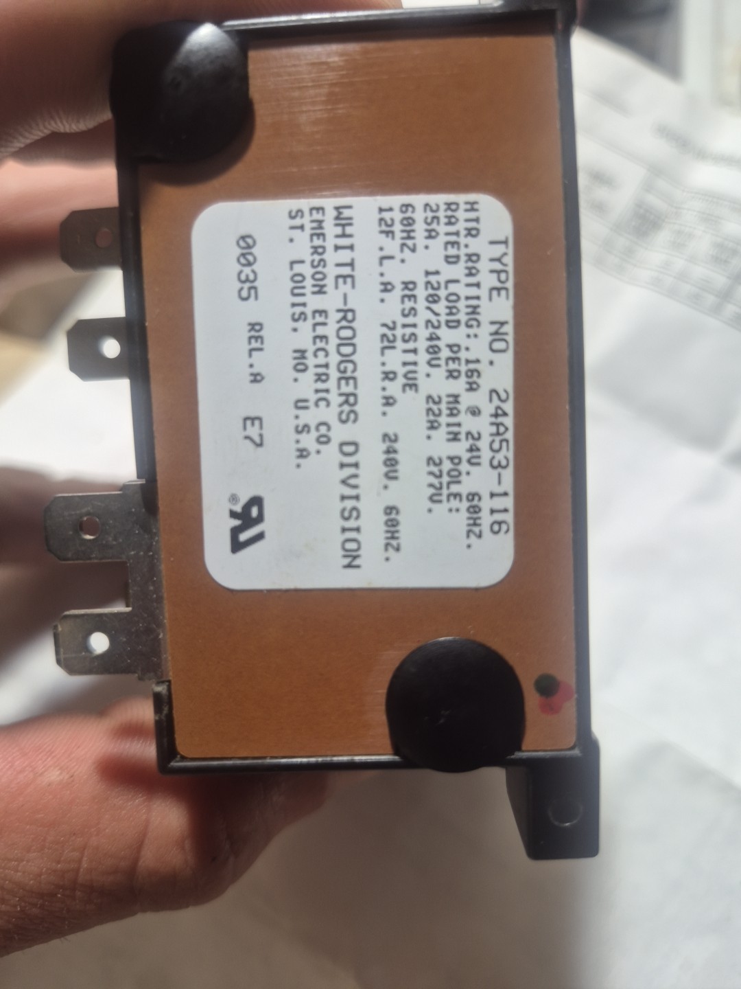 D 25A-53-116 Sequencer, 3 Main Switches