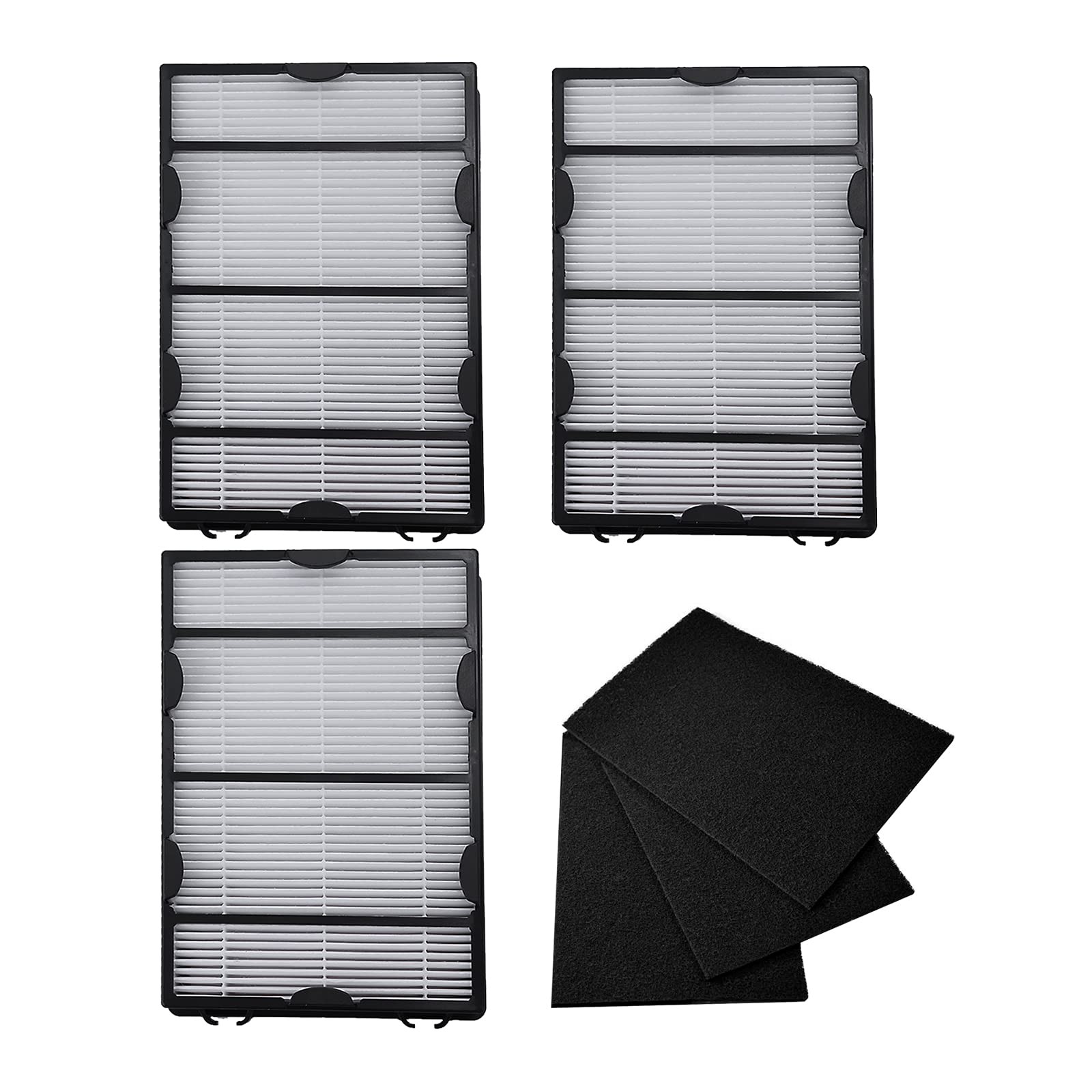 Hopypeyfiy 3 Pack Hapf600 Replacement Filters Kit fit for 6 Piece Set, Black