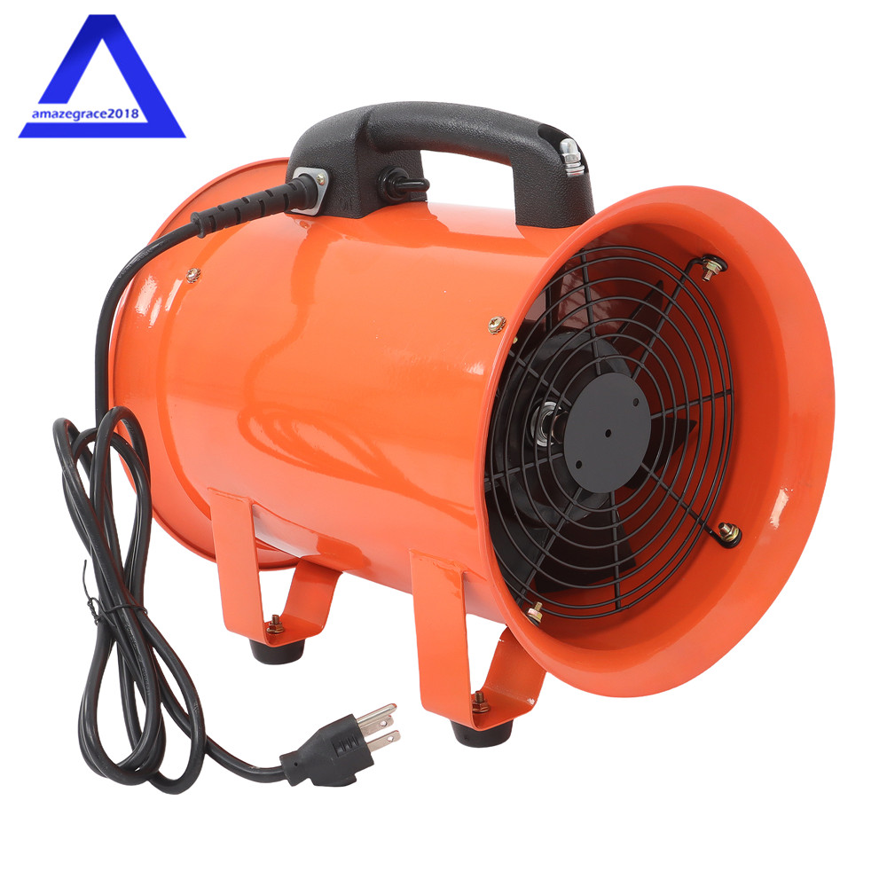 8″ Utility Blower Fan Exhaust Fan Ventilation Fan Portable 180W 900CFM 3450RPM