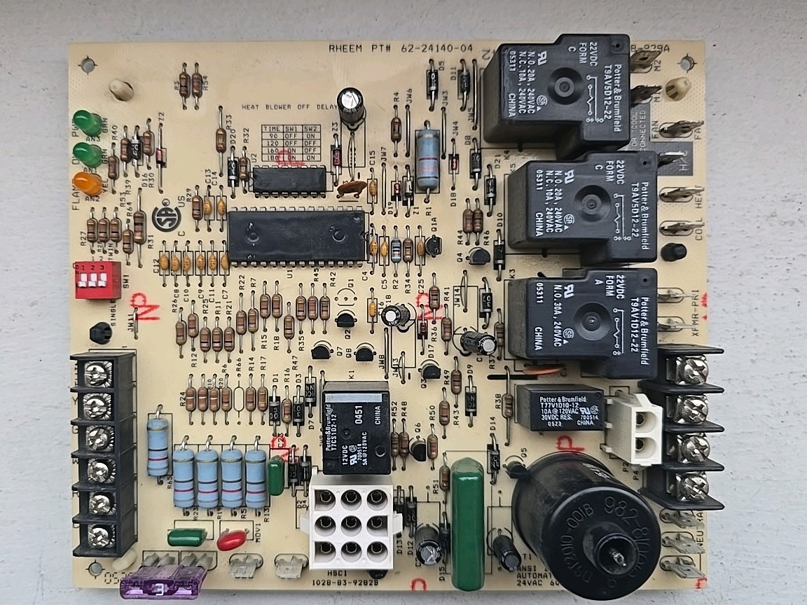 Furnace Control Board 1028-83-9282B, 62-24140-04, 1028-928A Num#493