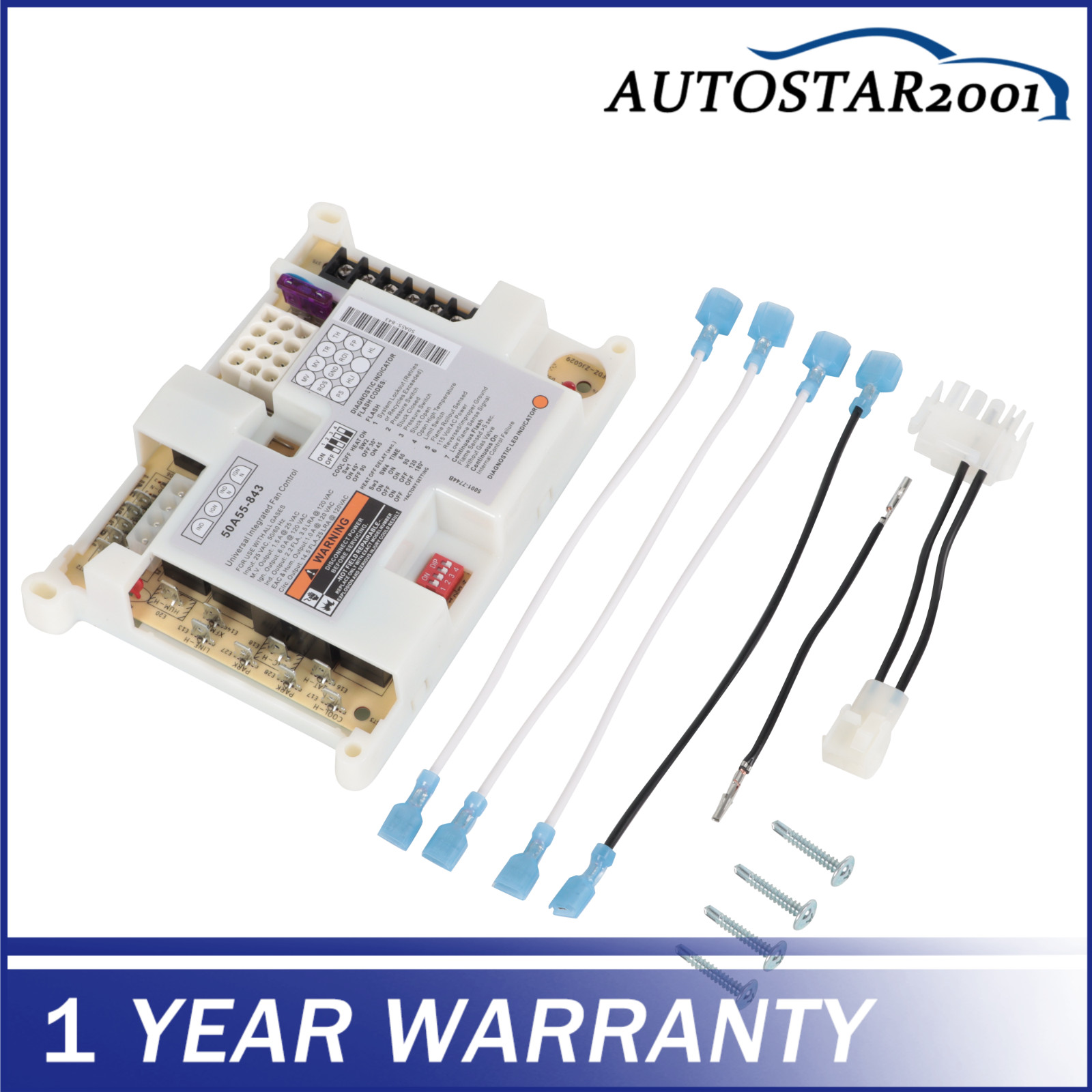 50A55-843 Fit For White Rodgers Lennox Integrated Furnace Control Board NEW