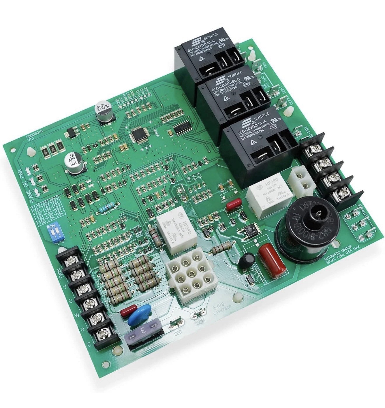 ICM292 Gas Furnace Control Board Rheem Ruud 62-24140-04 / 62-24140-02 / 62-24140