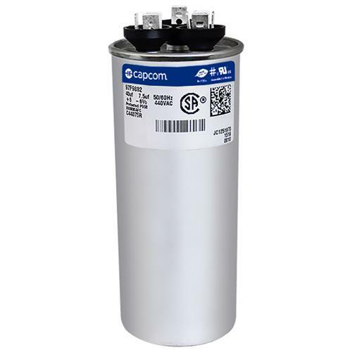American Standard Capacitor 40/7.5 uf MFD x 440 VAC # 97F9882 Genteq Replacement