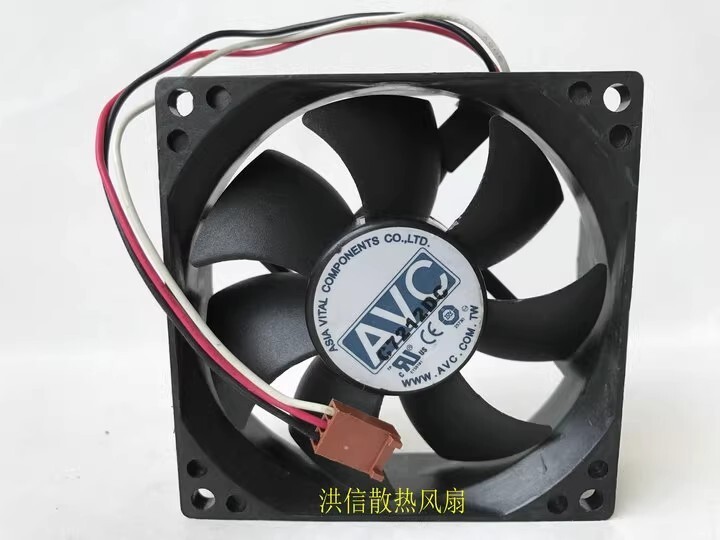 AVC DS08025R12U-011 DC12V 0.70A 3-Pin inverter cooling fan