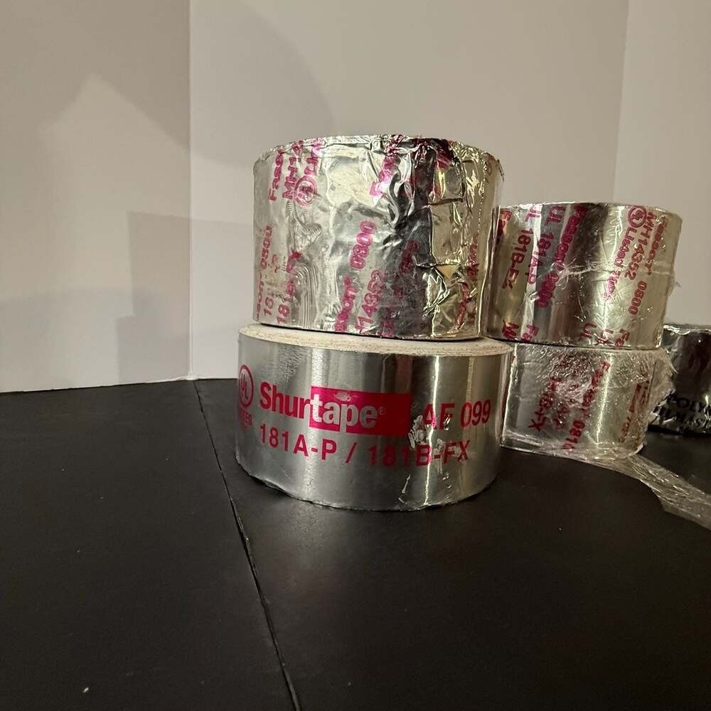 Lot of 5 HVAC Aluminum Foil & Mastic Sealant Tapes