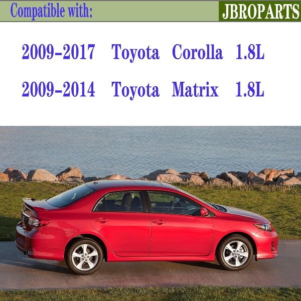 Aluminum Engine Coolant Outlet Pipe for 2009-2017 Corolla, 2009-2014 Matrix 1.8L