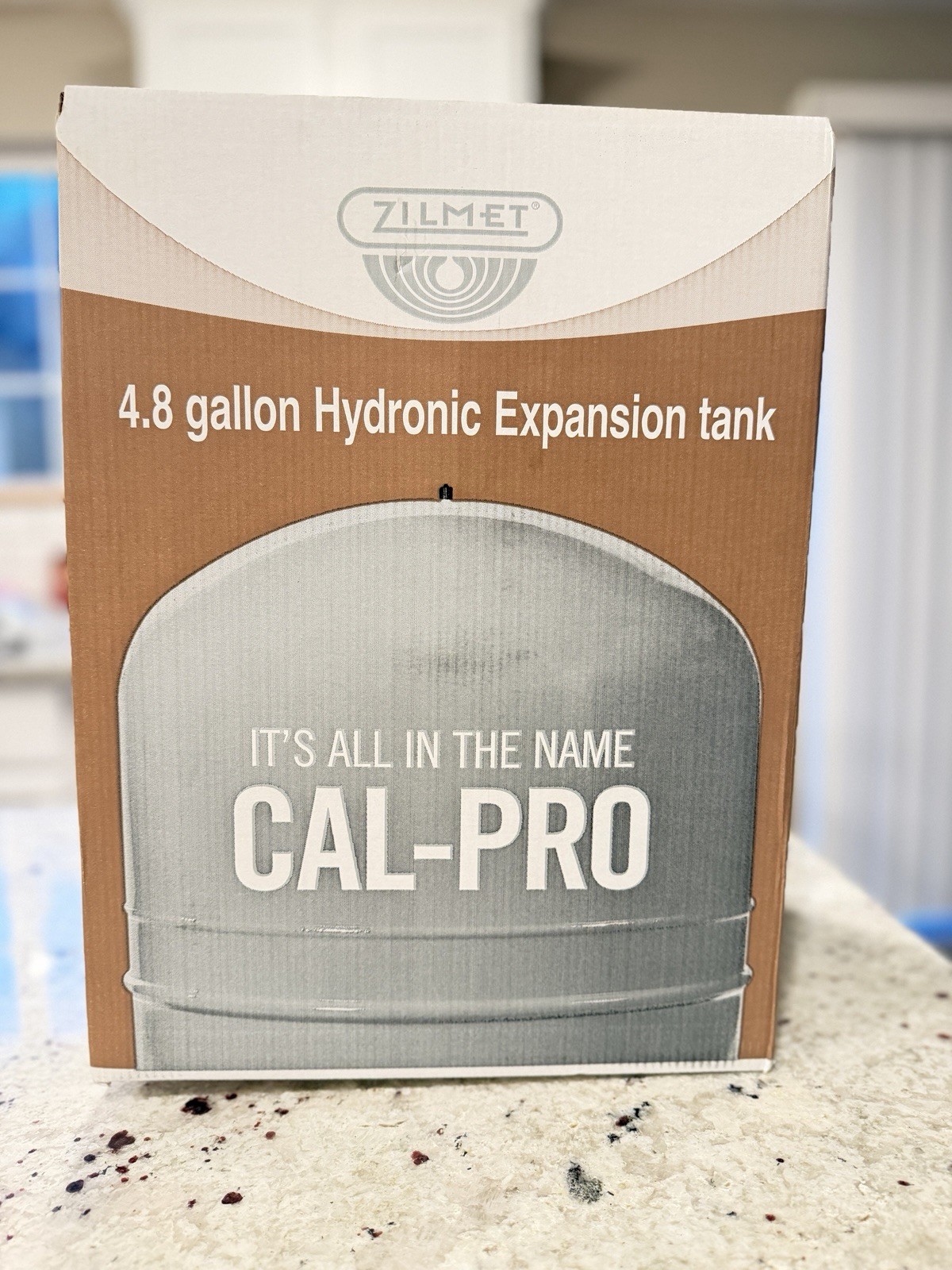 Zilmet 4.8 Gal Capacity Cal Pro ZHT18-30 Hydronic Boiler Expansion Tank