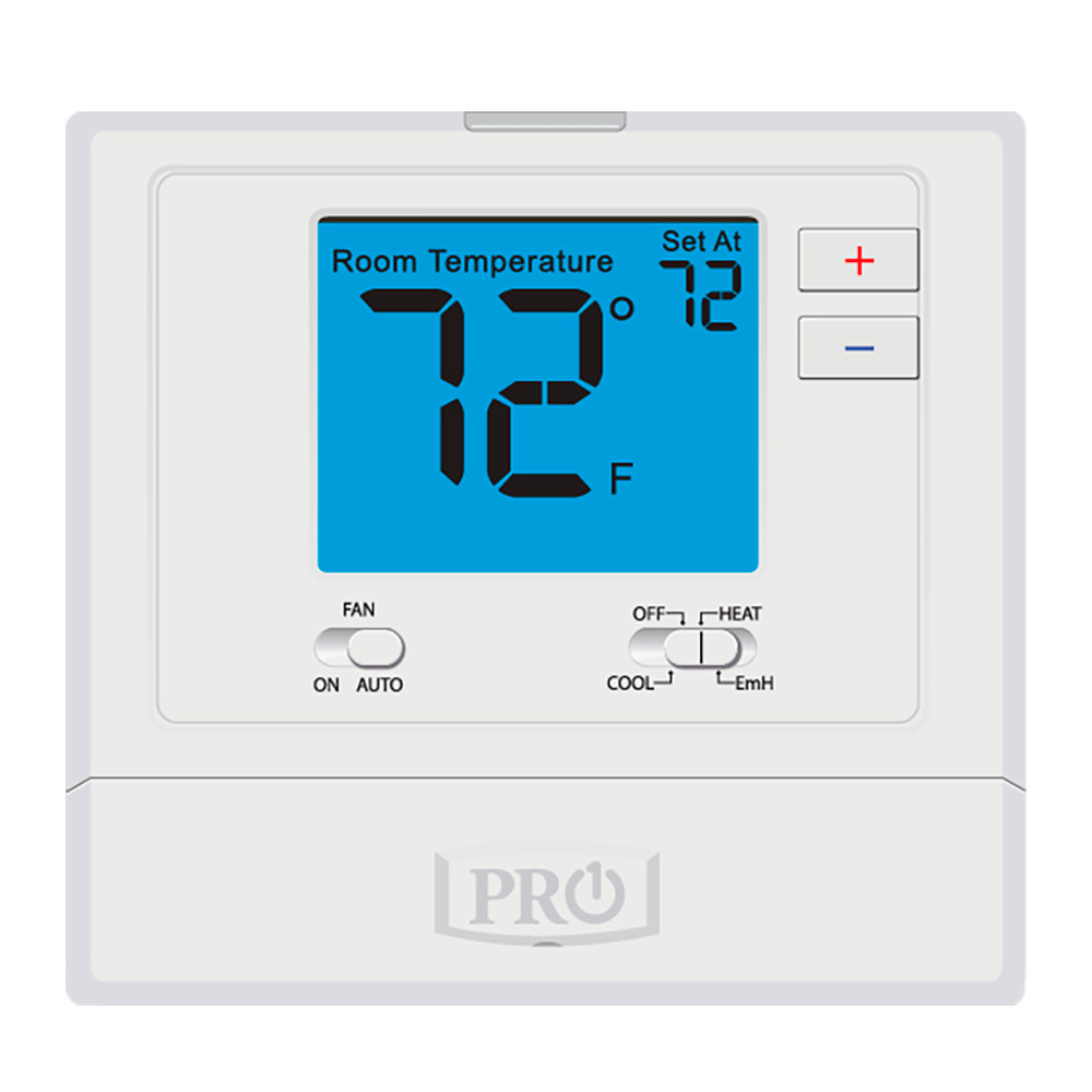 PRO1 PRO1-T721 Non-Programmable Digital Thermostat 1/2″ NPT