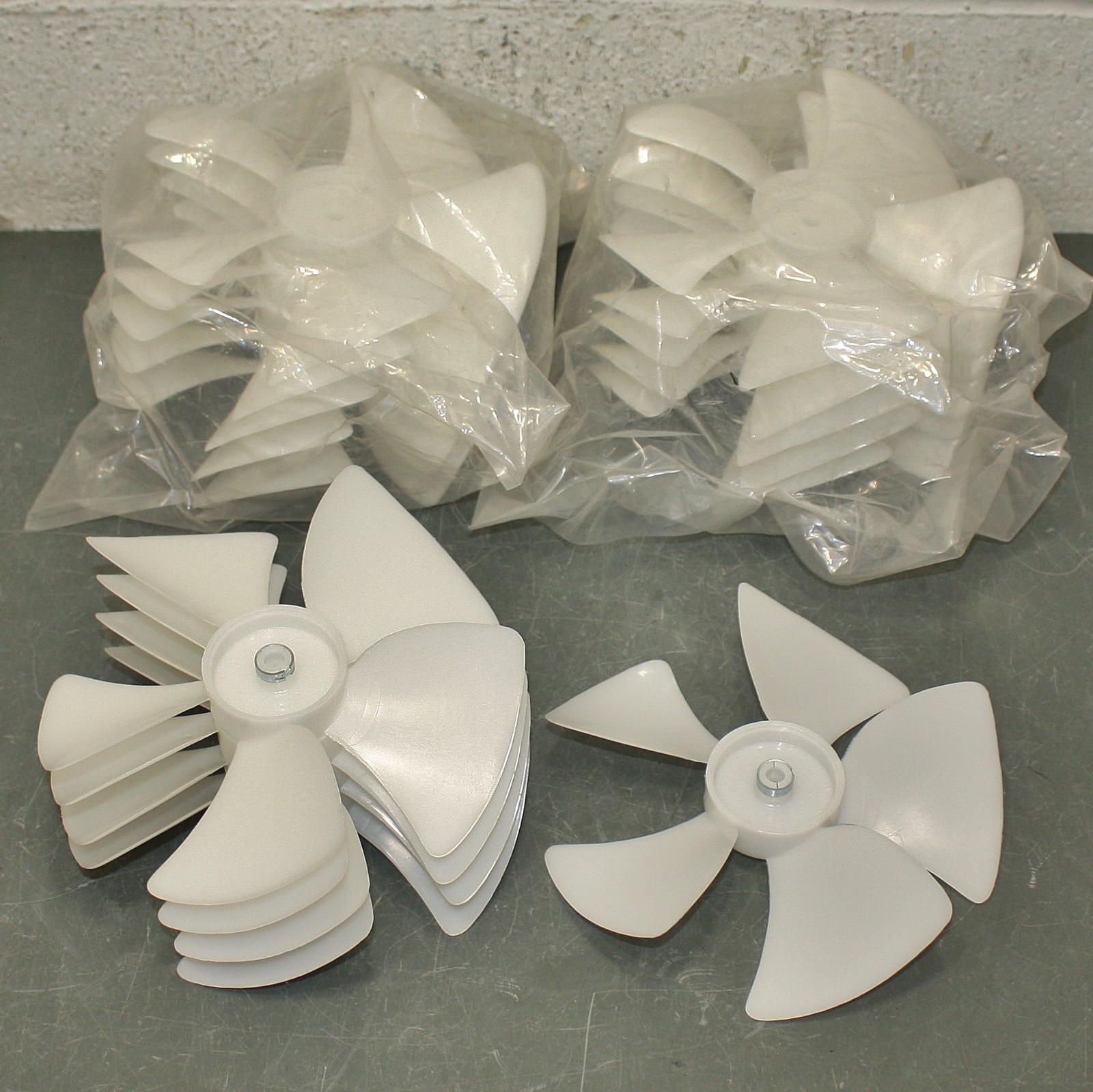 (15) Thorgren Fan Propeller 5C178, 7″ OD, 5/16″ Bore, 5 Blade, CW, White Plastic