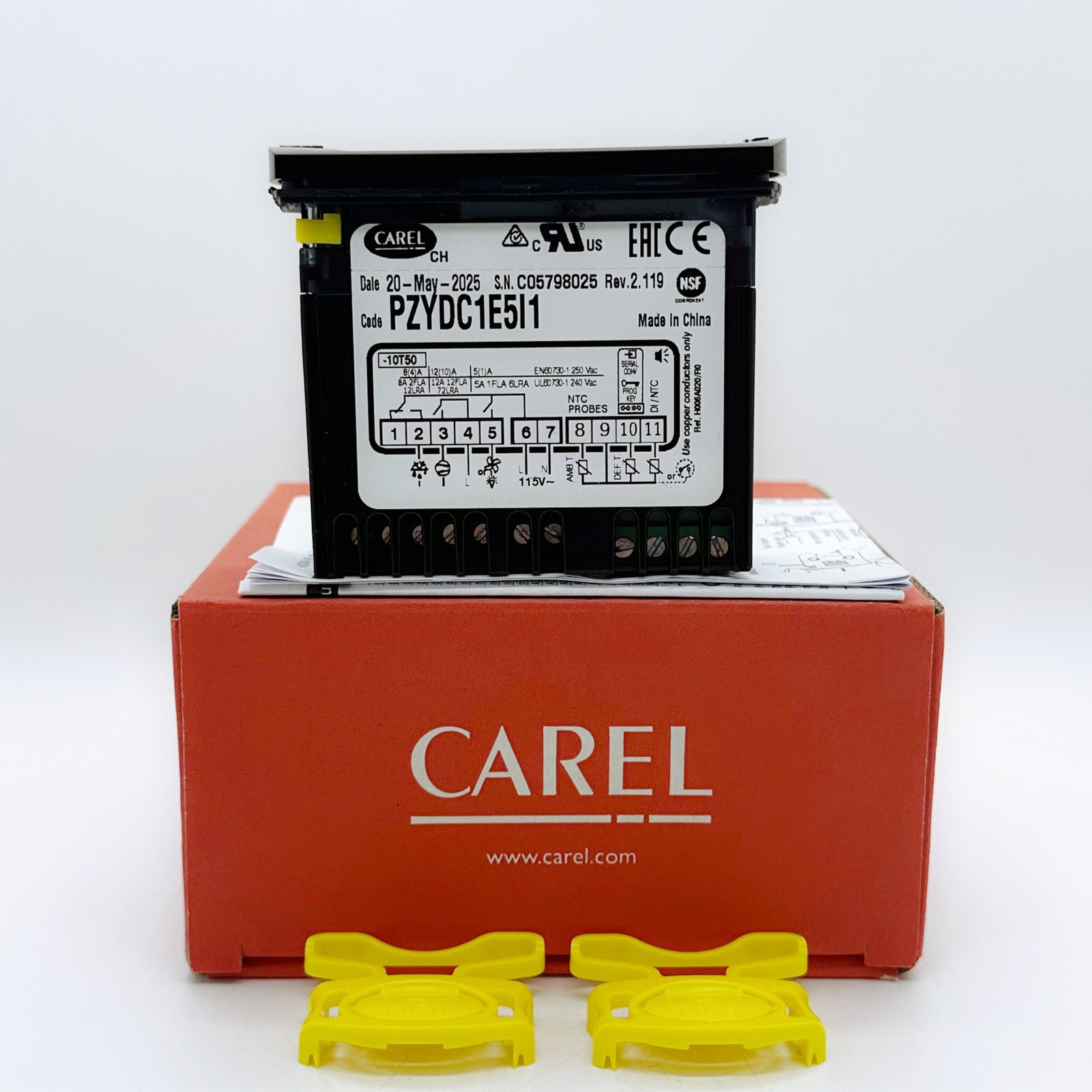 1pcs NEW CAREL Temperature Controller PZYDC1E5I1 115V