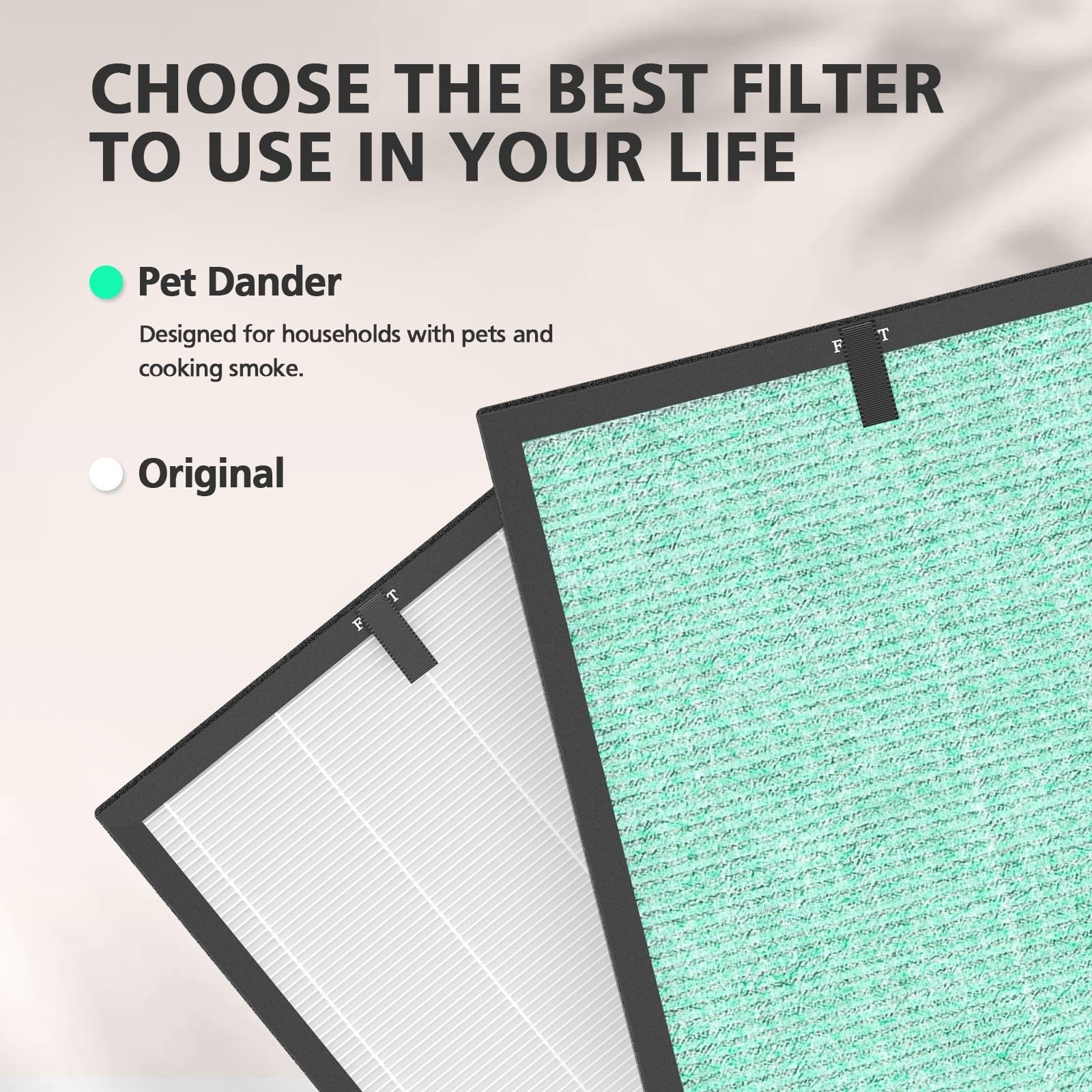 MR5866 Replacement Filter Pet Care Compatible with MORENTO MR5866 Air Purifie…