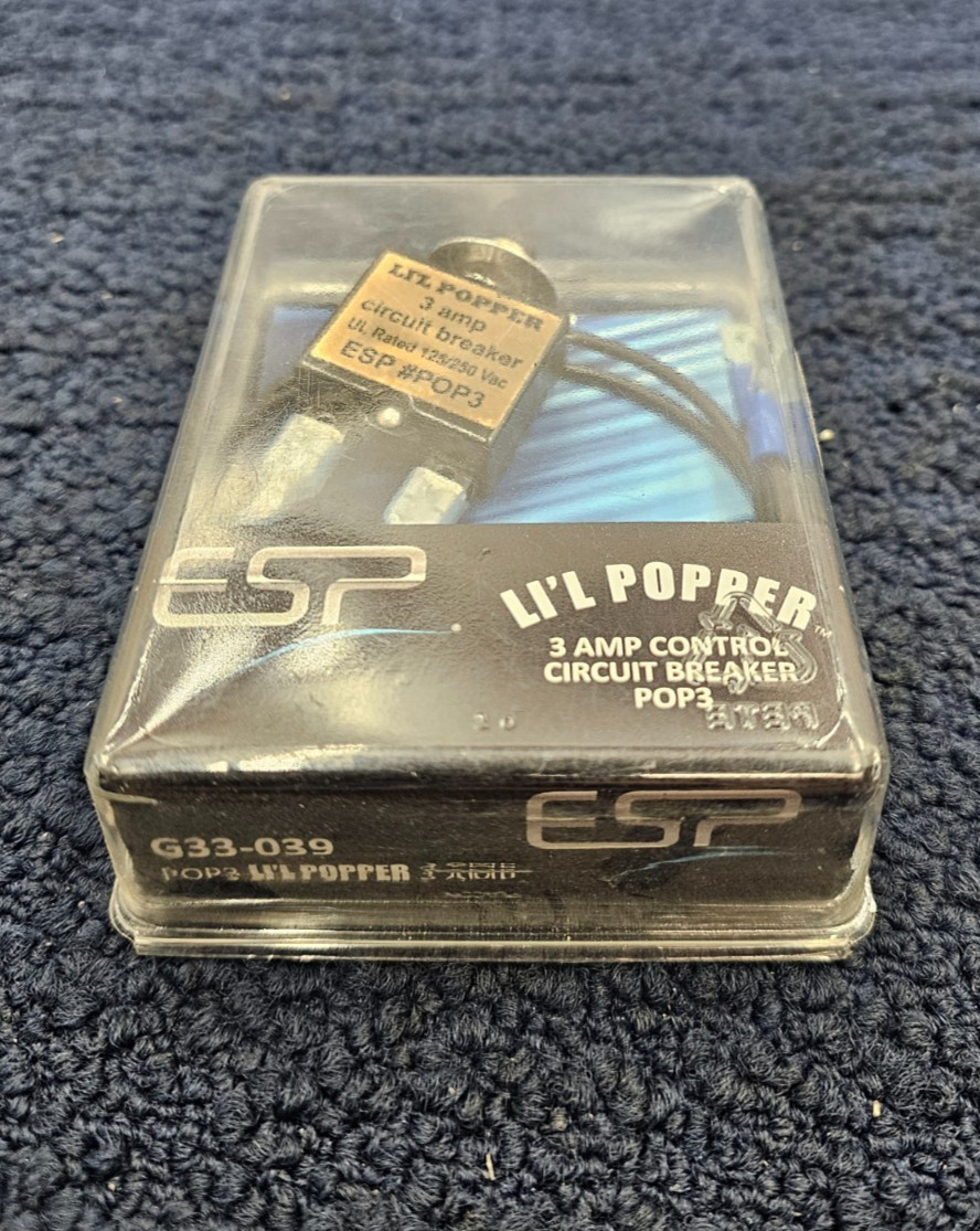 ESP Supco POP3: Li’L Popper Control Circuit Breaker 3 Amp HVAC G33-039