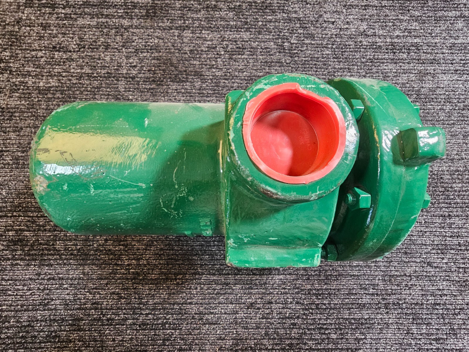 R.P Adams Co Inc. Gas Pipe Line Filter 10718 50200 SA-395, Green Painted finish