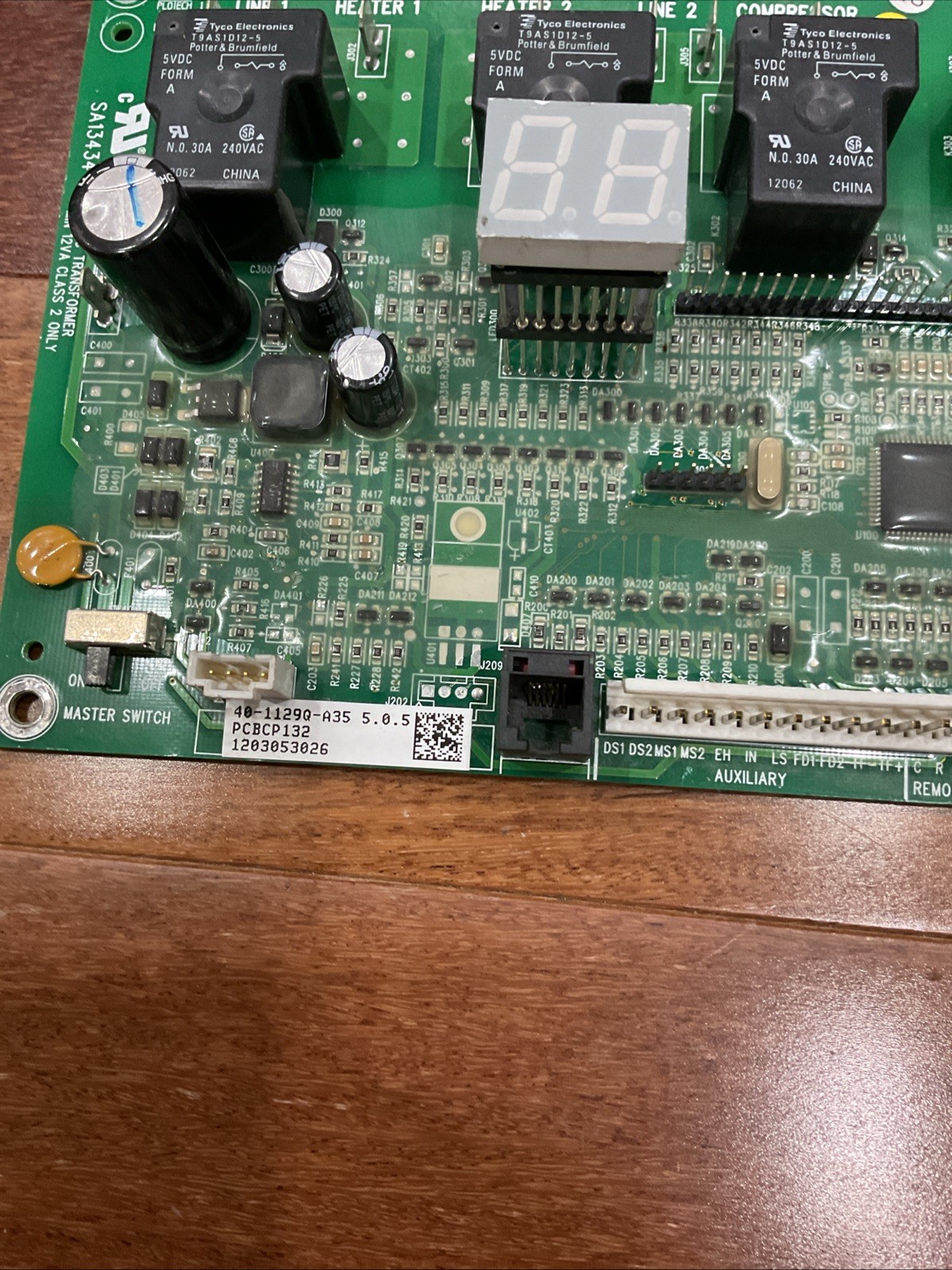 Amana PTAC Digital Read Out Control Circuit Board PCBCP132 40-1129Q-A35 Tested.
