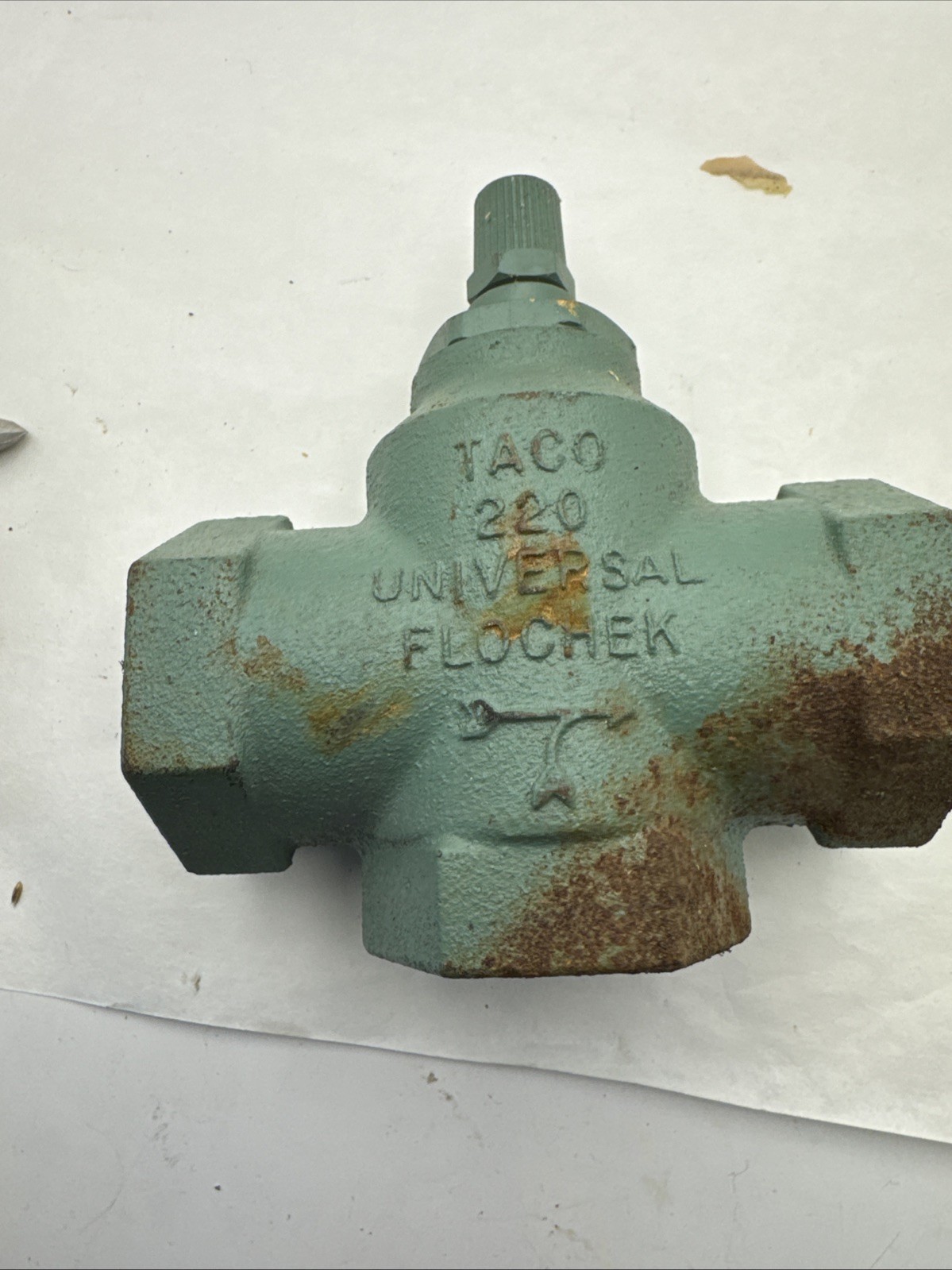 Taco 220-6 Universal Flo-chek valve 1″ Flow Check Threaded Unused Surface Rust