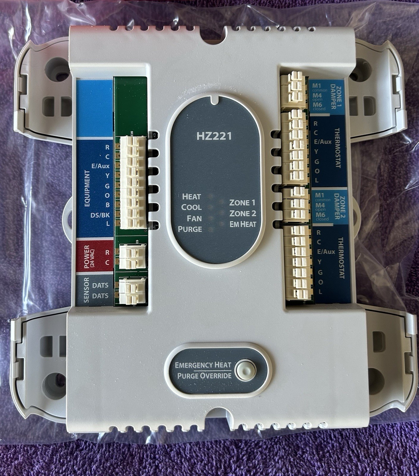 Honeywell Truezone HZ221 2 Zone Control Panel