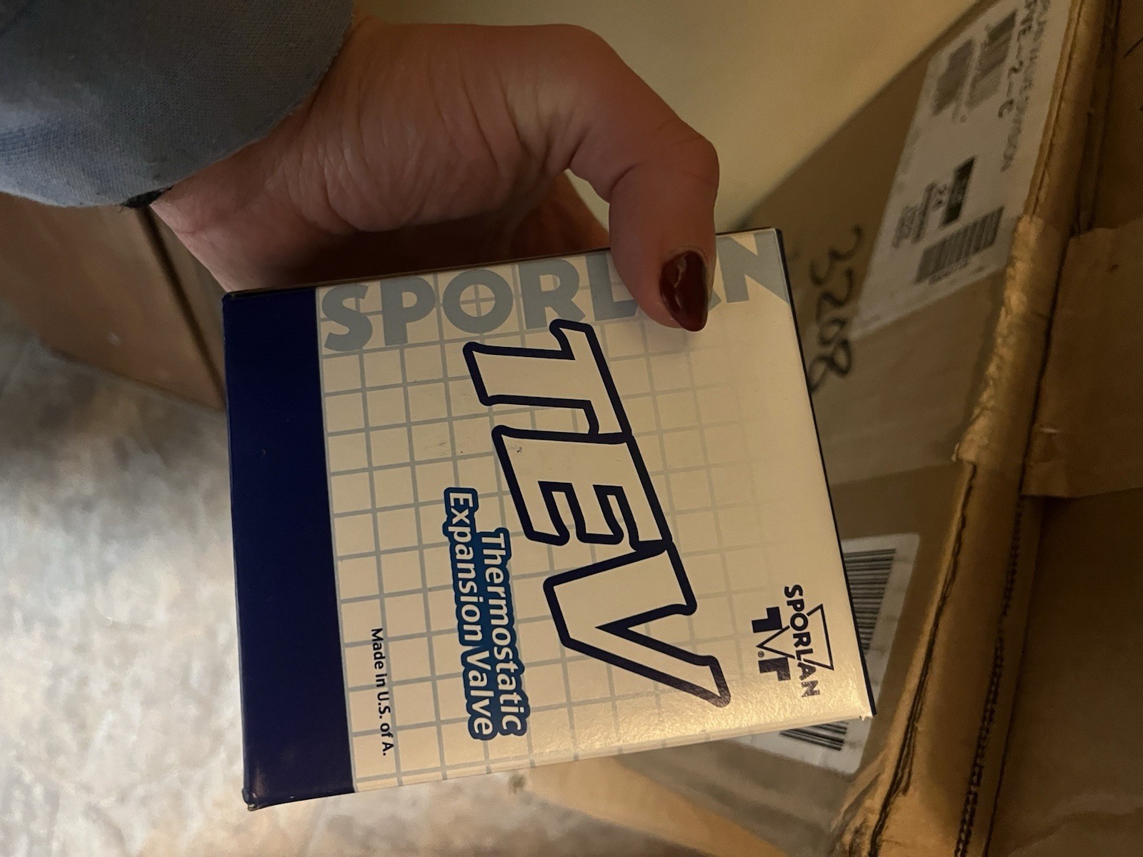 24 Sporlan TXV EFVE 1C 1/4×1/2 ODF SolderStrainer 1/4ODF EXTEQ30″CapillaryTube
