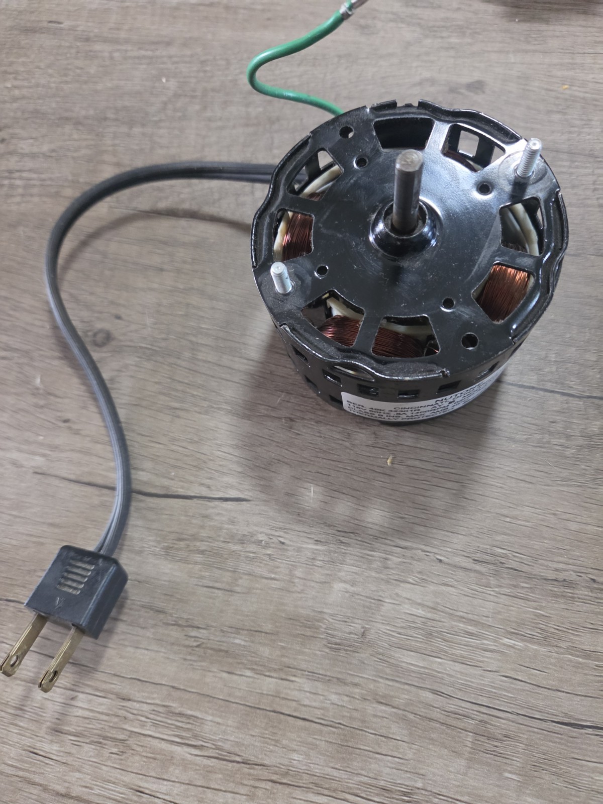 NUTONE JA2C394N+ Blower Motor 115V 1400 RPM .02HP 60Hz used See Pics