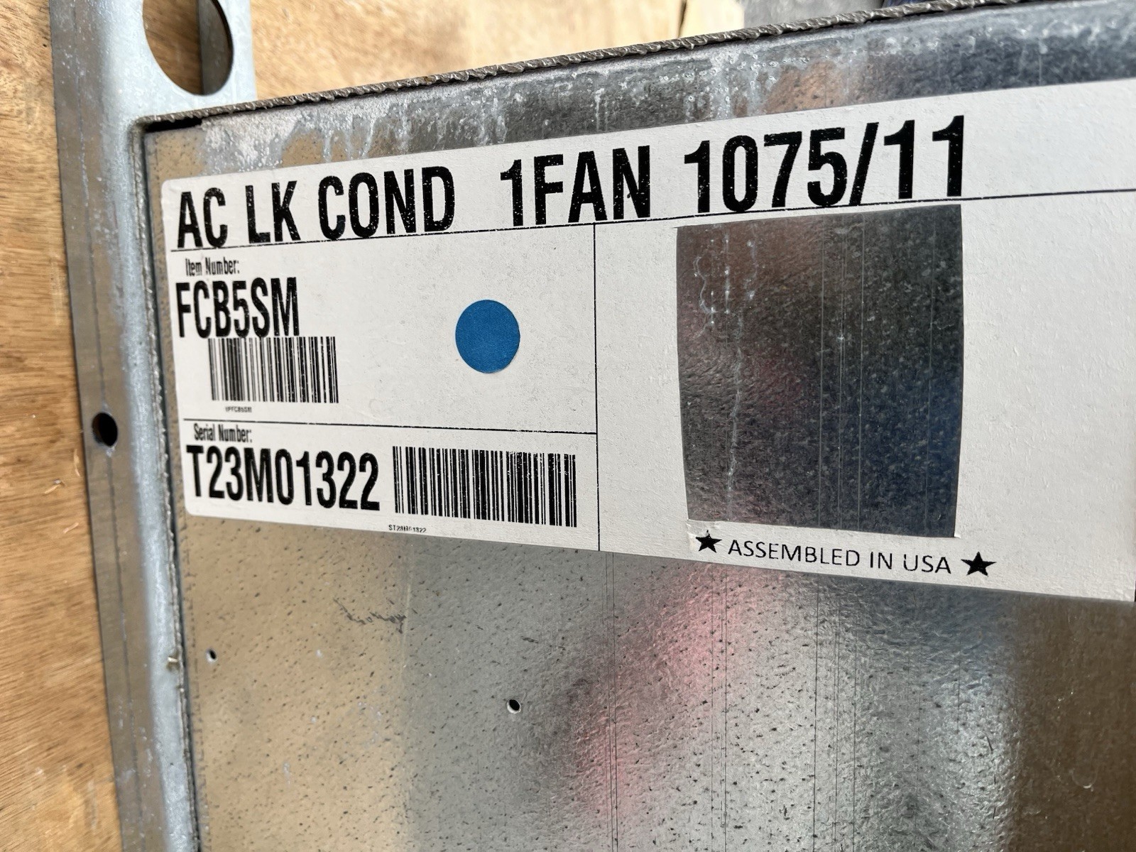 HEATCRAFT Condenser Fan 208-230V 1 PH 60Hz FCB5SM School Surplus