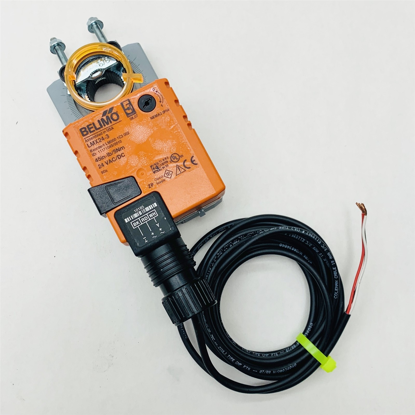 Belimo LMX24-3 Non-FS 45 in-lb AC/DC 24V On/Off Floating Point Damper Actuator