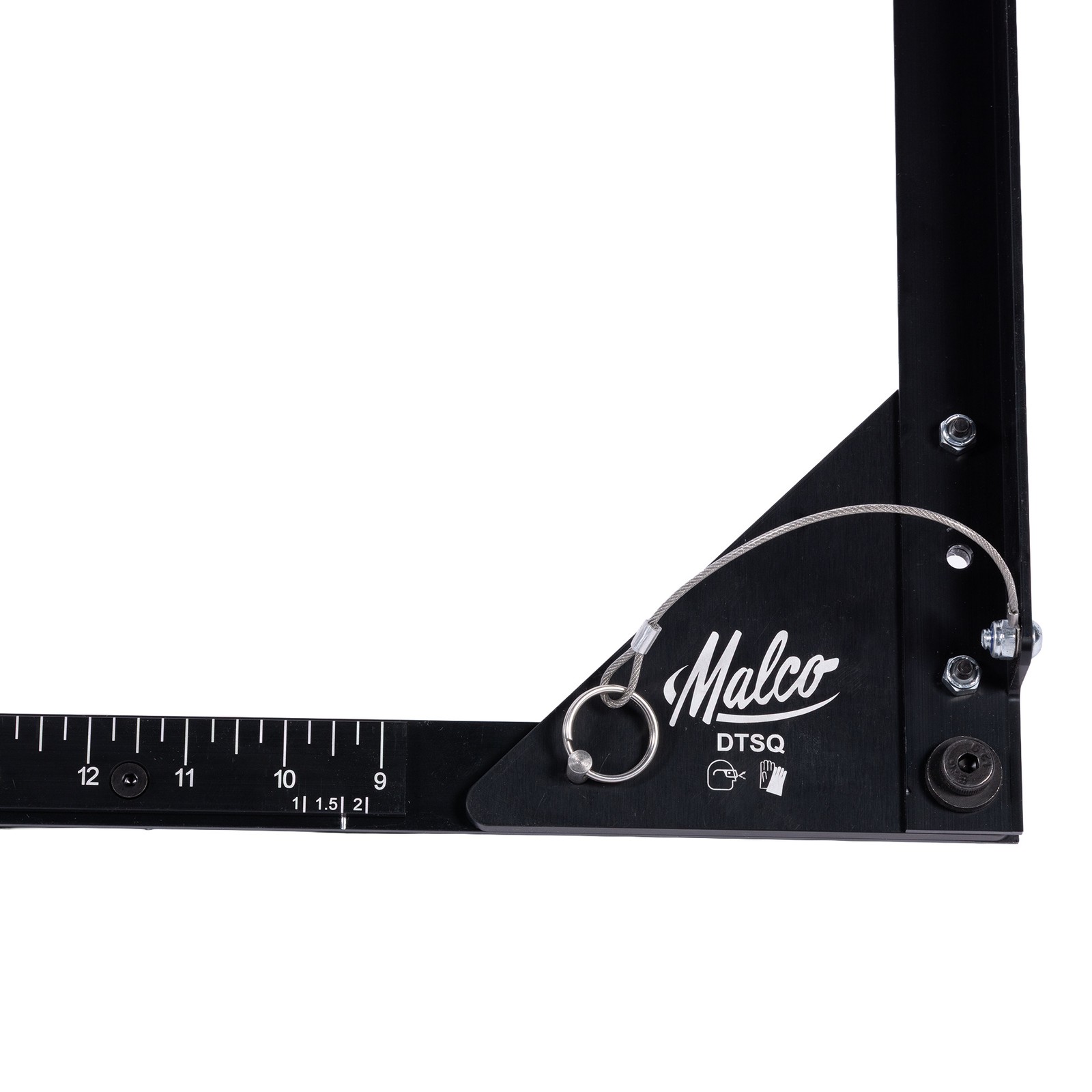 Malco DTSQ Duct Board Square – Foldable 90° Layout Square for HVAC Duct Board