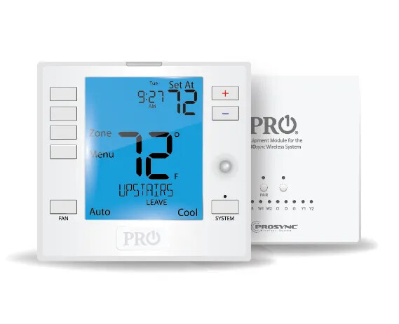 Pro1 T755WHO Wireless Universal Thermostat 2H/2C Conventional 4H/2C Heat Pump