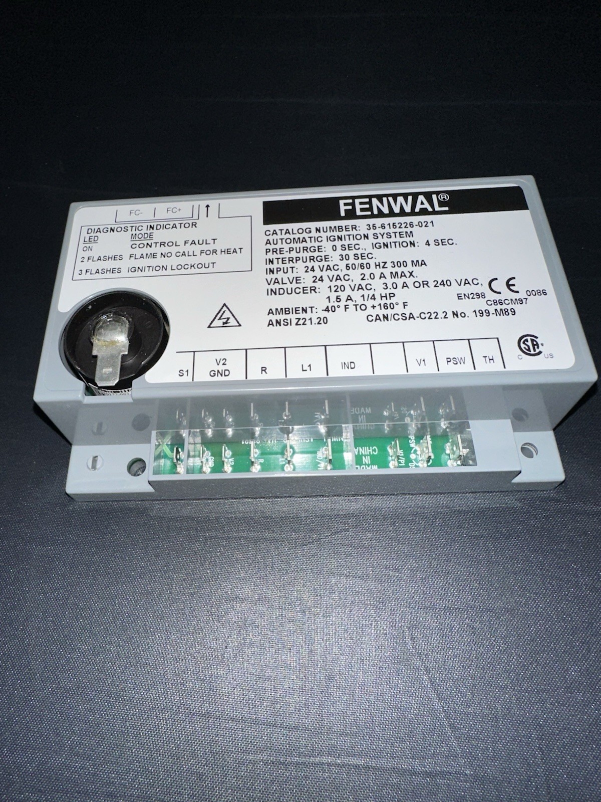 fenwal automatic ignition system