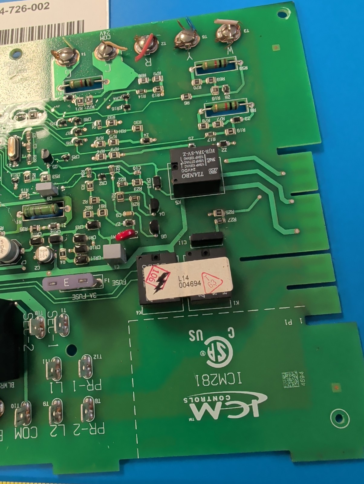 Carrier Bryant Payne ICM281 Furnace Control Circuit Board