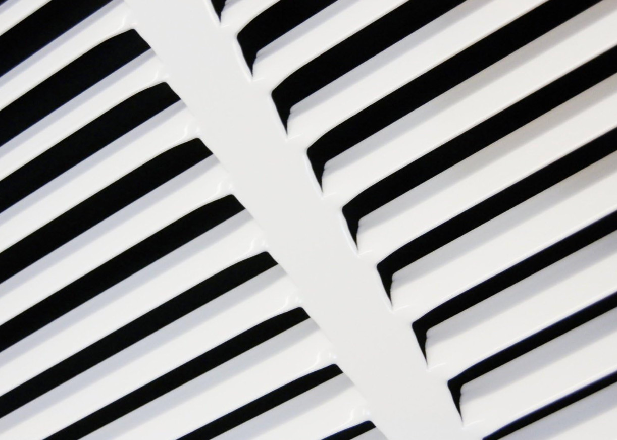 HVAC Premium 32″ X 10″ Steel Return Air Filter Grille for 1″ Filter -Fixed Hinge