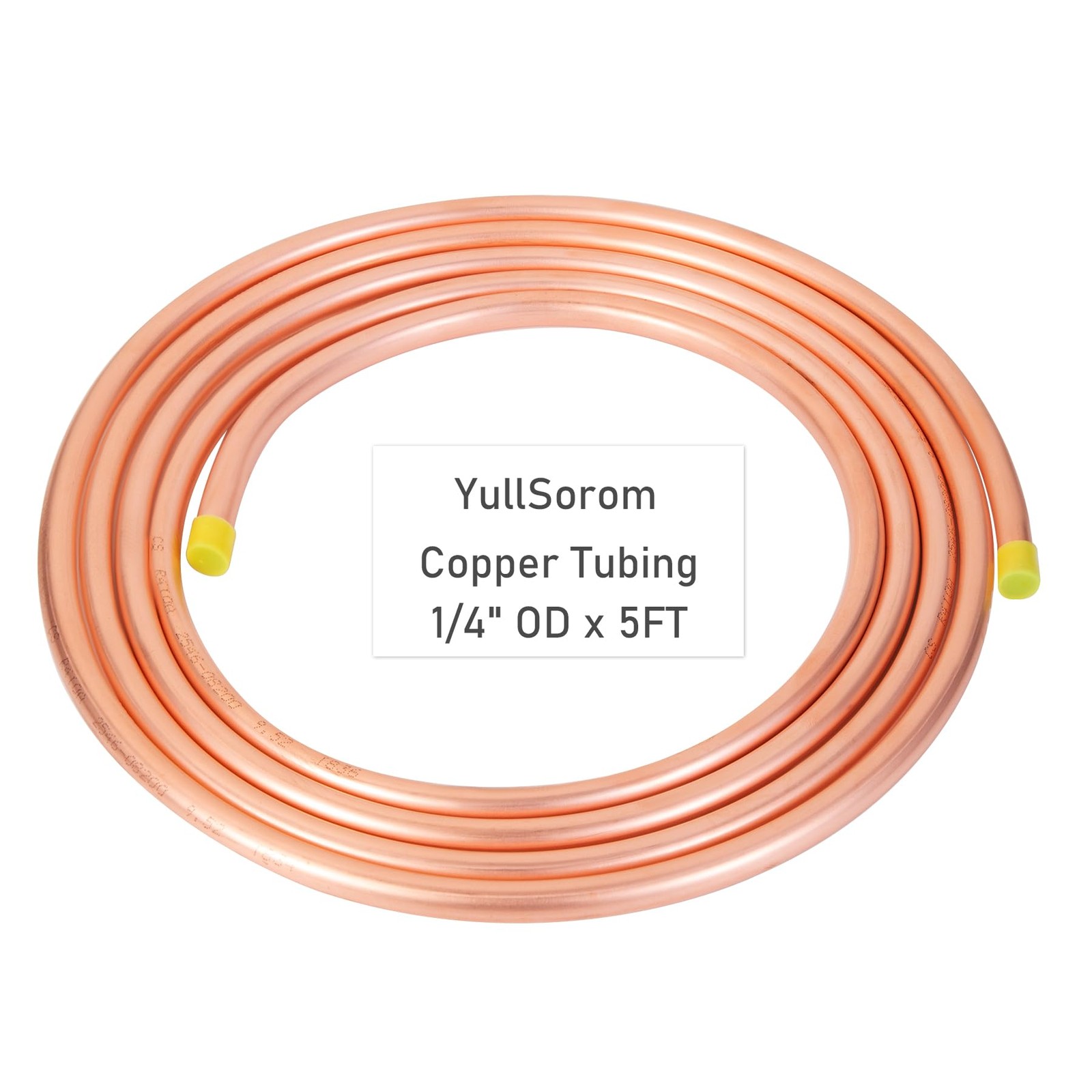 Copper Tubing 1/4″ OD x 0.19″ ID x 5 Ft – 99.9% C12200 Pure OD,