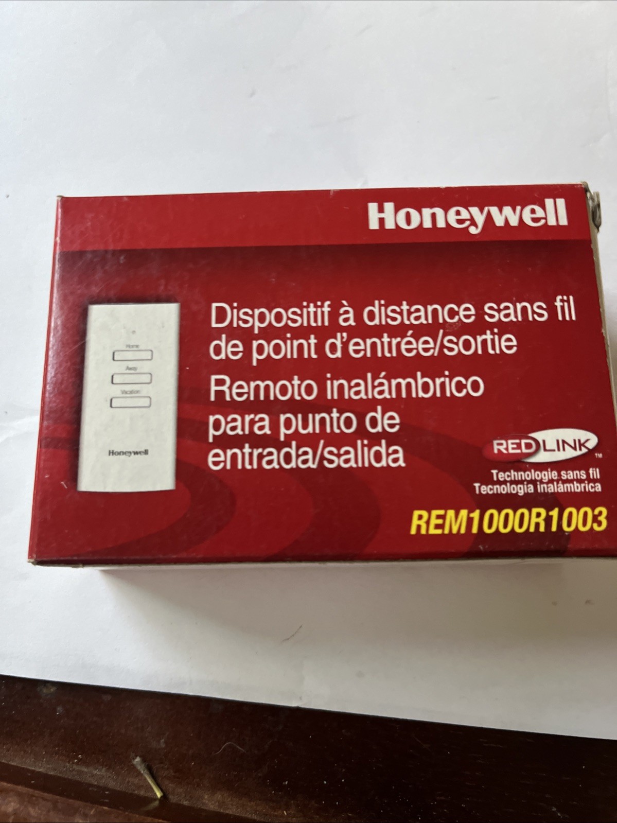 HONEYWELL REM1000R1003 WIRELESS ENTRY/EXIT REMOTE FOR HONEYWELL REDLINK ENABLED