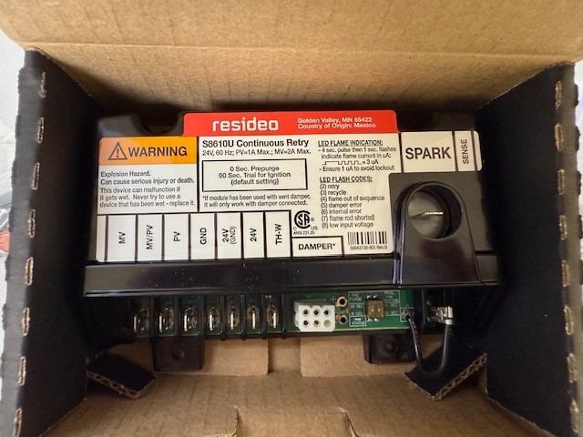 Honeywell/Resideo S8610U3009/U Universal Intermittent Pilot Ignition Module