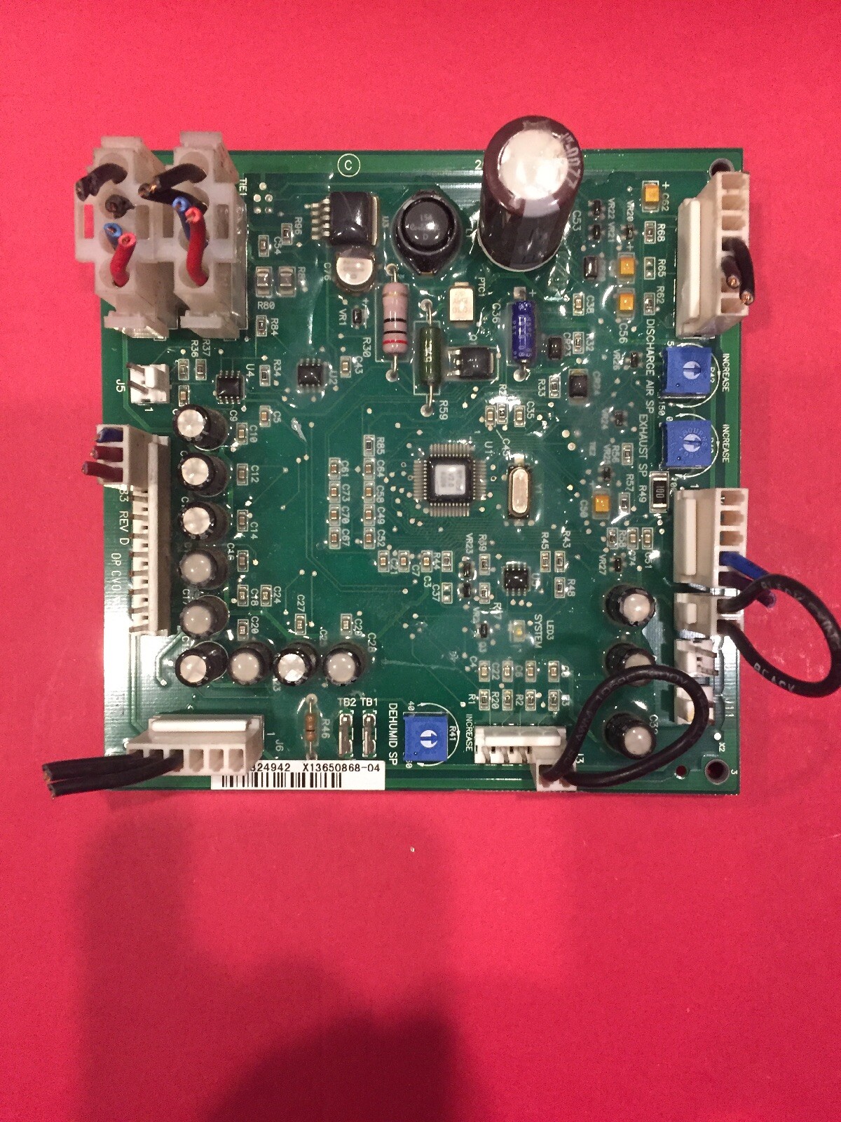 Trane/American Standard 6400-1083 Rev D Control Board USED